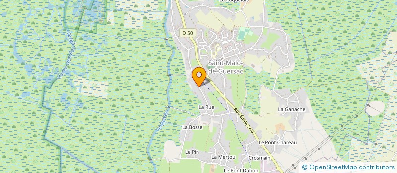 localisation de l'entreprise MONSIEUR FABRIZIO LUCIANI  SAINT-MALO-DE-GUERSAC