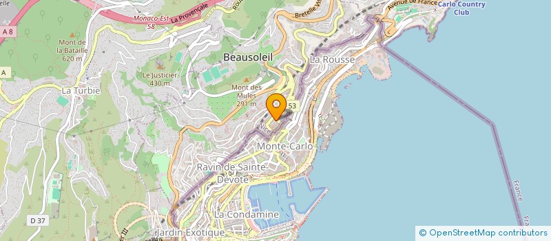 localisation de l'entreprise MONSIEUR FABRIZIO MANCINI  BEAUSOLEIL