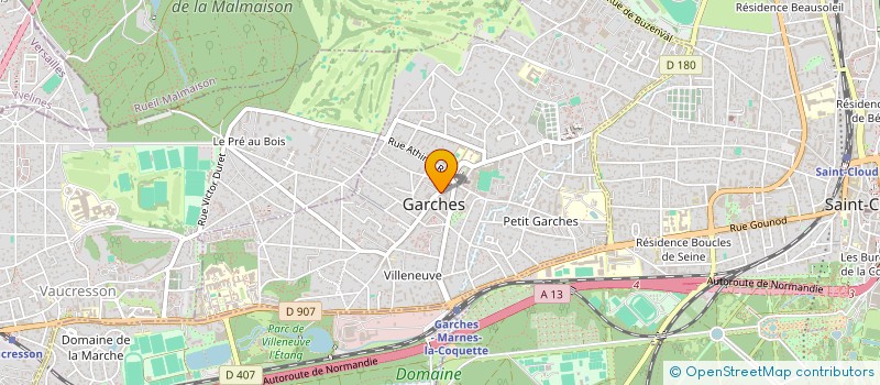 localisation de l'entreprise MONSIEUR FABRIZIO RICCI à GARCHES