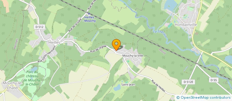 localisation de l'entreprise MONSIEUR FABRIZIO THERESINE  HEILLES