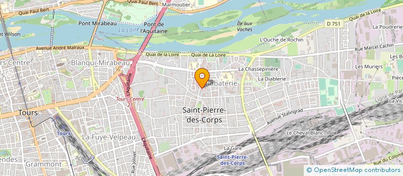 localisation de l'entreprise MONSIEUR FABRIZIO TOMMASINI à SAINT-PIERRE-DES-CORPS