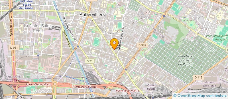 localisation de l'entreprise MONSIEUR FABY SOUARE à AUBERVILLIERS