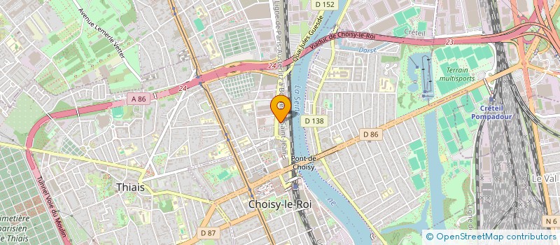 localisation de l'entreprise MONSIEUR FACINET SOUMAH  CHOISY-LE-ROI