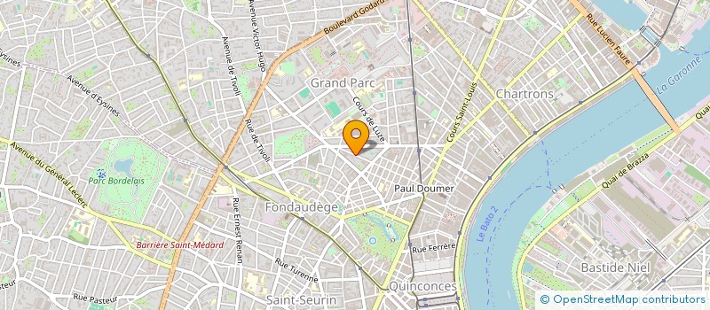 localisation de l'entreprise MONSIEUR FACUNDO GUTIERREZ  BORDEAUX