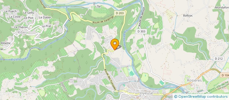 localisation de l'entreprise MONSIEUR FACUNDO ZAMORA QUINTAR  JOYEUSE