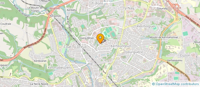 localisation de l'entreprise MONSIEUR FADALQADER MAROOFKHAIL  QUIMPER