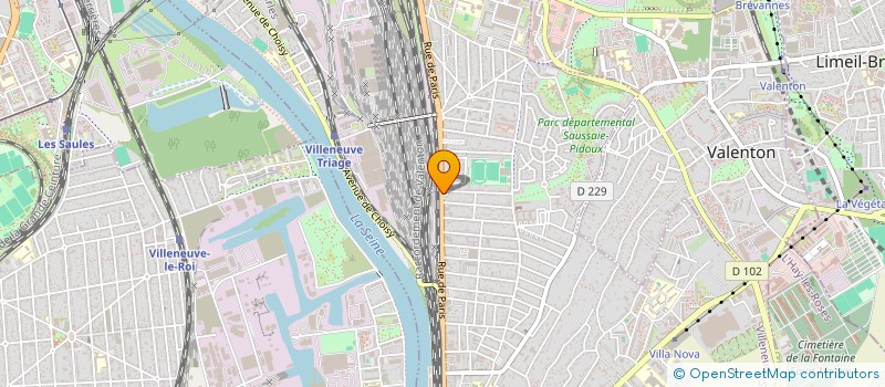 localisation de l'entreprise MONSIEUR FADDA FEDERICO  VILLENEUVE-SAINT-GEORGES