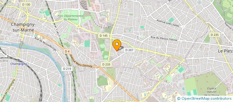 localisation de l'entreprise MONSIEUR FADEBE COULIBALY à CHAMPIGNY-SUR-MARNE