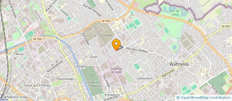 localisation de l'entreprise MONSIEUR FADEL ABASSI à WATTRELOS