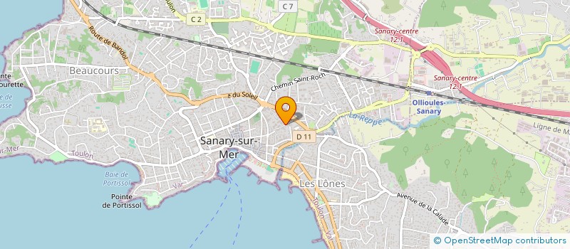 localisation de l'entreprise MONSIEUR FADEL MESEGMINE à SANARY-SUR-MER