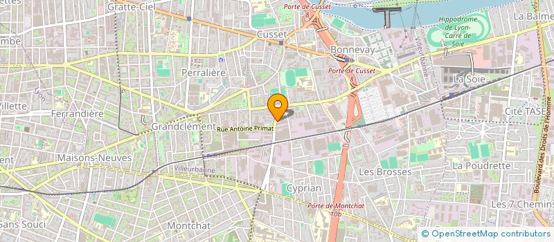 localisation de l'entreprise MONSIEUR FADHEL ABDI  VILLEURBANNE