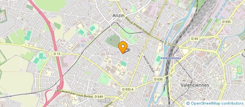 localisation de l'entreprise MONSIEUR FADHEL BEN AOUNALLAH  VALENCIENNES