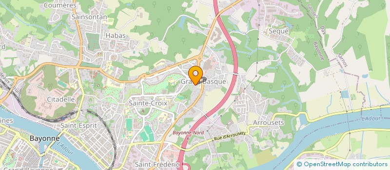 localisation de l'entreprise MONSIEUR FADHEL HAMMALI à BAYONNE