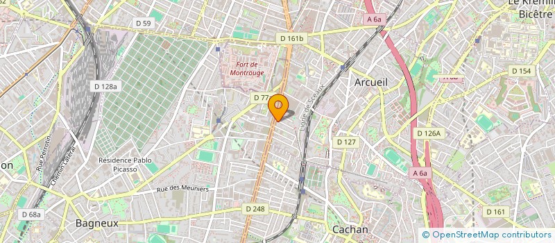 localisation de l'entreprise MONSIEUR FADHEL MESSADIER à ARCUEIL