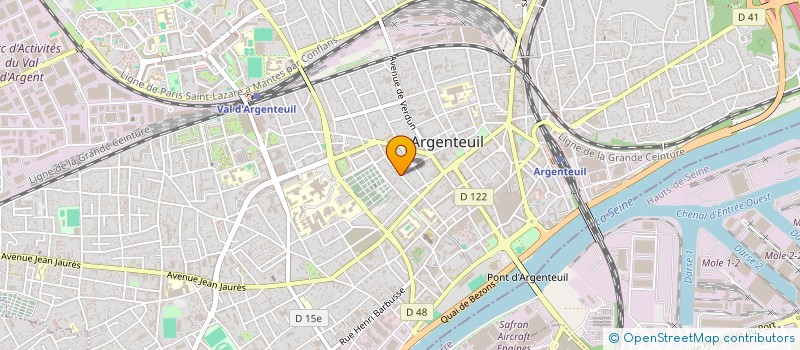 localisation de l'entreprise MONSIEUR FADHIL DERAMCHI à ARGENTEUIL