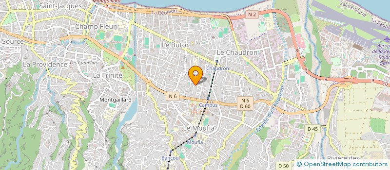 localisation de l'entreprise MONSIEUR FADHUL ABDOU  SAINT-DENIS