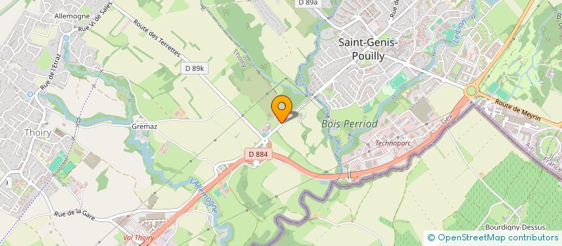 localisation de l'entreprise MONSIEUR FADI BEN OUAHADA  THOIRY