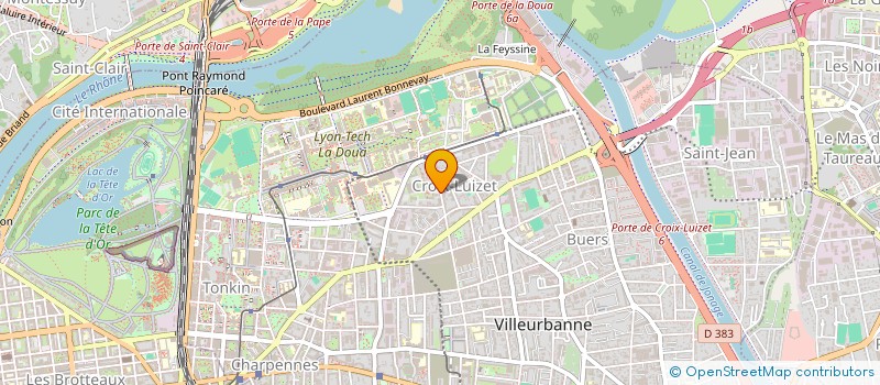 localisation de l'entreprise MONSIEUR FADI BENABDALLAH  VILLEURBANNE