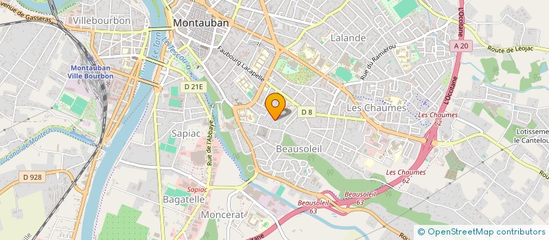 localisation de l'entreprise MONSIEUR FADI CHEDID  MONTAUBAN