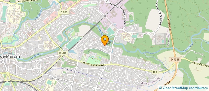 localisation de l'entreprise MONSIEUR FADI DESTOUESSE  MONT-DE-MARSAN