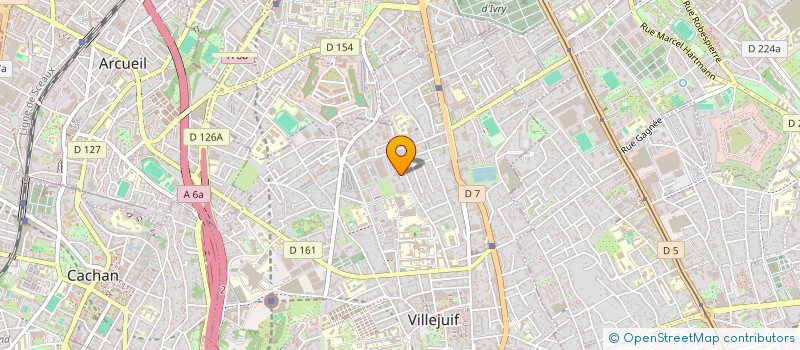 localisation de l'entreprise MONSIEUR FADI EL MEKAWY  VILLEJUIF