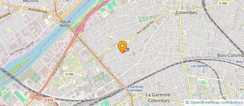 localisation de l'entreprise MONSIEUR FADI FARAH  COLOMBES