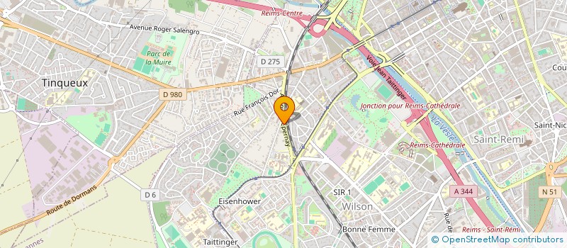 localisation de l'entreprise MONSIEUR FADI GERDY  REIMS