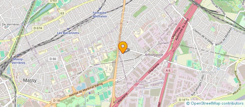 localisation de l'entreprise MONSIEUR FADI MAKDISSI à ANTONY