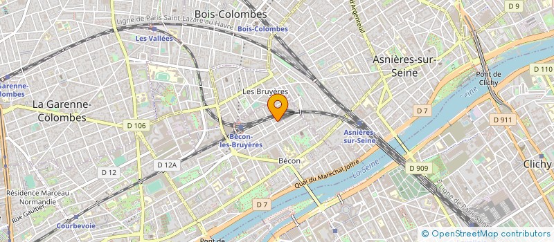 localisation de l'entreprise MONSIEUR FADI SANHEJI à COURBEVOIE