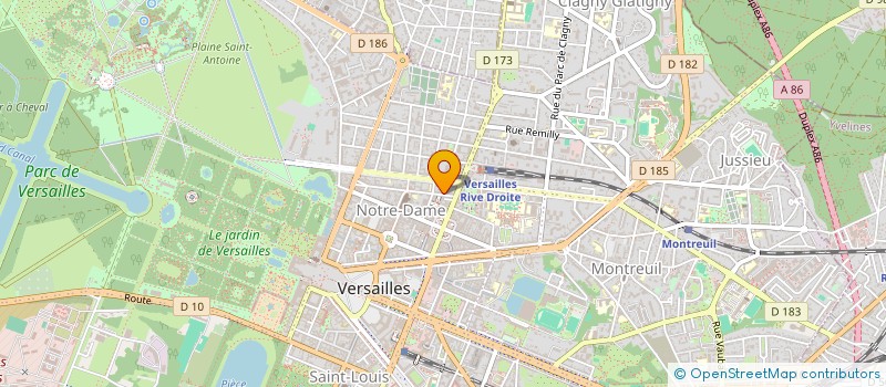 localisation de l'entreprise MONSIEUR FADI SAYEGH à VERSAILLES