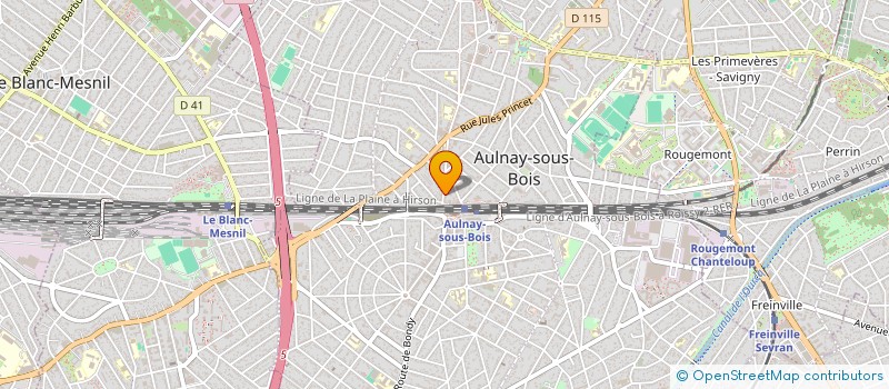 localisation de l'entreprise MONSIEUR FADIL ALADE WILTORD OLAOFE à AULNAY-SOUS-BOIS