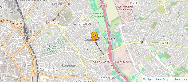 localisation de l'entreprise MONSIEUR FADIL EL BOUAZATI  TOULOUSE