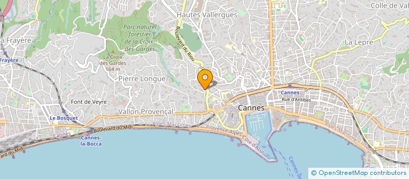 localisation de l'entreprise MONSIEUR FADIL EL HARRAK à CANNES