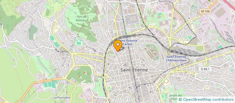 localisation de l'entreprise MONSIEUR FADIL GASHI  SAINT-ETIENNE