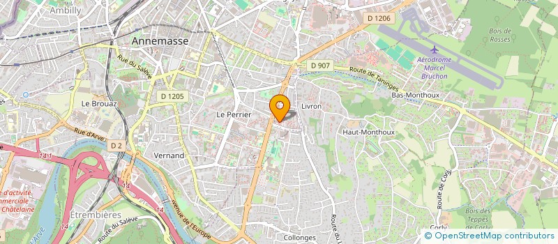 localisation de l'entreprise MONSIEUR FADIL SADIKU  ANNEMASSE