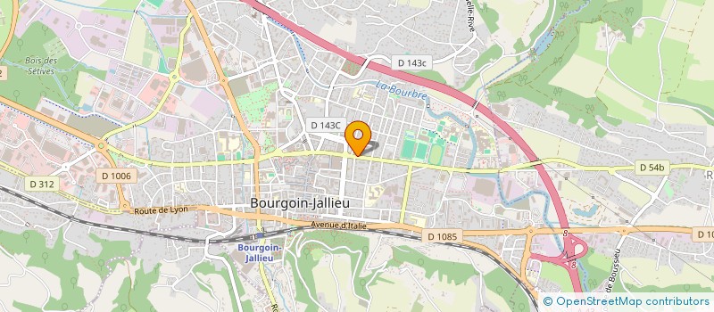 localisation de l'entreprise MONSIEUR FADILJ GUSANI  BOURGOIN-JALLIEU