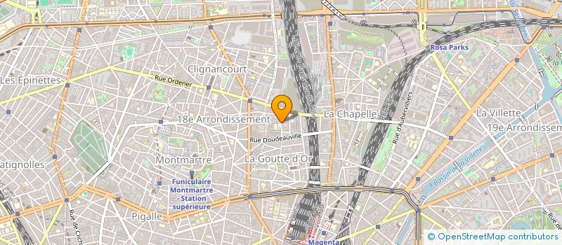 localisation de l'entreprise MONSIEUR FADJIGUY DIALLO  PARIS