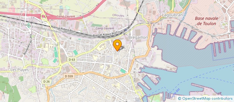 localisation de l'entreprise MONSIEUR FADJIMBA KEITA  LA SEYNE-SUR-MER