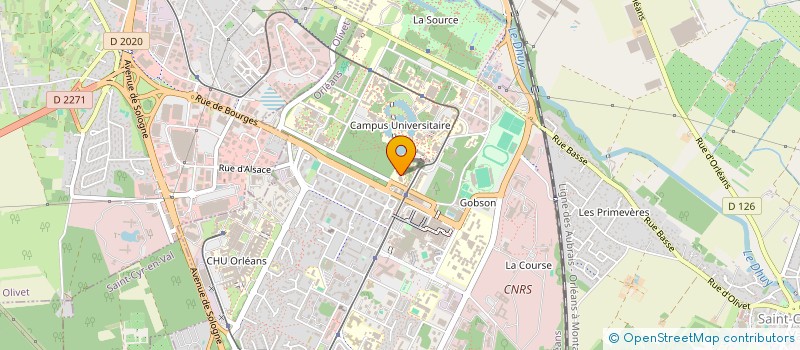 localisation de l'entreprise MONSIEUR FADY BRAHIMI à ORLEANS