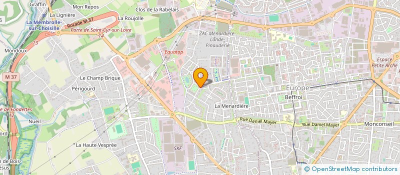 localisation de l'entreprise MONSIEUR FADYL OSSENI à SAINT-CYR-SUR-LOIRE