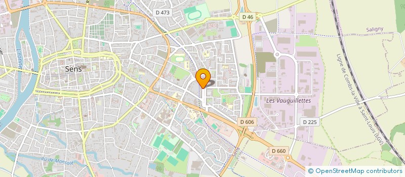 localisation de l'entreprise MONSIEUR FAECAL LAGUILI  SENS