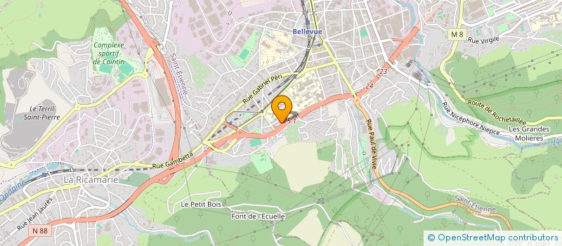 localisation de l'entreprise MONSIEUR FAEL IANNELLO  SAINT-ETIENNE