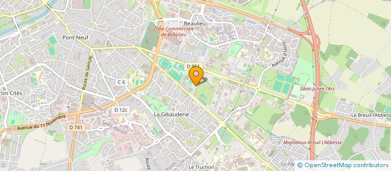 localisation de l'entreprise MONSIEUR FAHAD ABASSE  POITIERS