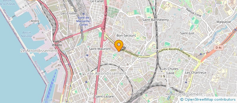 localisation de l'entreprise MONSIEUR FAHAD ATTOUMANI BACO à MARSEILLE