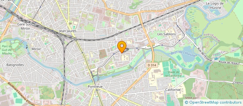 localisation de l'entreprise MONSIEUR FAHAD DJELLOULI  LE MANS