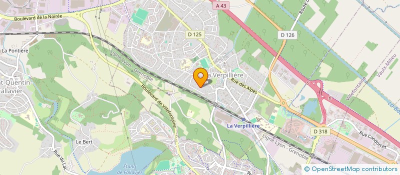 localisation de l'entreprise MONSIEUR FAHAD TALUKDER  LA VERPILLIERE