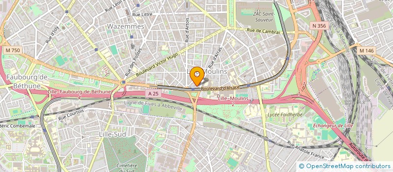 localisation de l'entreprise MONSIEUR FAHAR OUBEIDI à LILLE