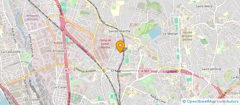 localisation de l'entreprise MONSIEUR FAHARDINE MHOUMADI  MARSEILLE