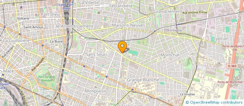 localisation de l'entreprise MONSIEUR FAHARDINE YOUSSOUF ALI  LYON 3EME