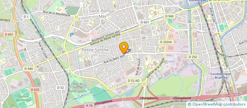 localisation de l'entreprise MONSIEUR FAHART DJEDDI à DUNKERQUE